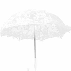 Elegant White Lace Parasol